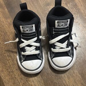 Converse Kids Black and White Sneakers